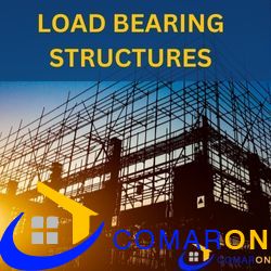 Load bearing structures are the components which carries & transfer the load to the base safely. (designed by Freepik)